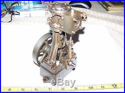 Old STUART Vertical Steam Model Toy Engine Cast Iron Brass Hit Miss Oiler NICE
