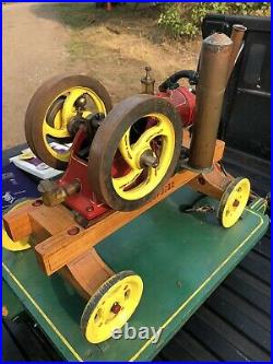 Old Small Model Hit And Miss Gas Engine Antique Gas Engine Display