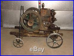 Old Style IHC M McCormick Deering Hit Miss Gas Engine W-Rotary Mag & Ignitor
