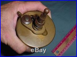 Old Style Lunkenheimer Paragon Hit Miss Gas Steam Engine Cylinder Brass Oiler