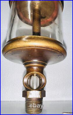 Old Style Lunkenheimer ROYAL No. 5 OILER Hit Miss Engine Brass Vintage Antique