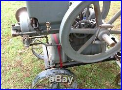Old Style Stover Model T 4 HP Hit & Miss Gas Engine Large Flywheel Slow Runner