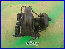 Old Style Stover Model Y 2 HP Hit & Miss Gas Engine Webster Magneto & Bracket