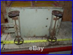 Old Toy Fanning Mill Thresher Salesman Sample Model Hit Miss Engine Powered WOW