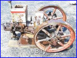 Old UNITED 2hp Type A Hit Miss Gas Engine Big Magneto Steam Tractor Ignitor WOW
