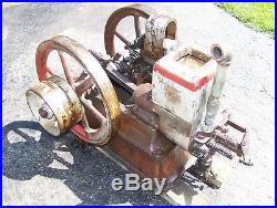 Old UNITED 2hp Type A Hit Miss Gas Engine Big Magneto Steam Tractor Ignitor WOW