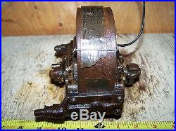 Old WEBSTER K Hit Miss Gas Engine BRASS Magneto Ignitor Oiler Steam Tractor HOT