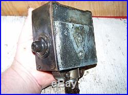 Old WICO EK Hit Miss Gas Engine Magneto Spark Plug Antique Motor Steam Oiler