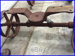 Original Hit And Miss Gas Engine Cart Or Wagon 1 To 3 Hp Size