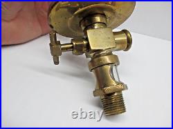 Original Lonergan Brass Oiler 1/2 Pipe Thread Nice Hit Miss Gas Engine Marine