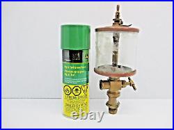 Original Lonergan Brass Oiler 1/2 Pipe Thread Nice Hit Miss Gas Engine Marine