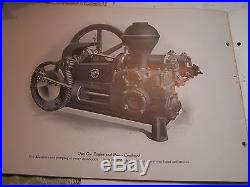 Original OTTO Hit Miss Gas Engine Catalog Philadelphia Dynamo Pump Oiler NICE