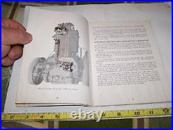 Original RUMELY OILPULL 16-30 H Tractor Owner's Manual Hit Miss Steam Engine WOW