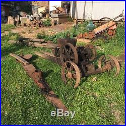 Ottawa Log Saw, Antique Hit and Miss Engine, Felling Attachment. Vintage Logging
