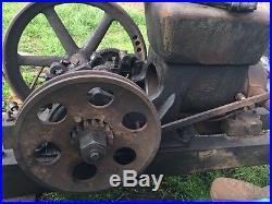 Ottawa Log Saw, Antique Hit and Miss Engine, Felling Attachment. Vintage Logging