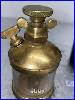 PLANET Brass Oiler #1 Hit Miss Gas Engine Antique