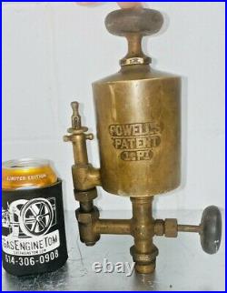 POWELLS 1 Pint Brass OILER Hit Miss Steam Gas Engine Antique Powell 3/4