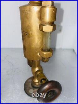 POWELL 1/2 Pint Boson BESSEMER Cylinder Brass OILER Hit Miss Engine Oilfield