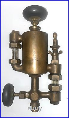 POWELL 1/3 Pint Boson Brass Cylinder OILER Hit Miss Steam Gas Engine Antique