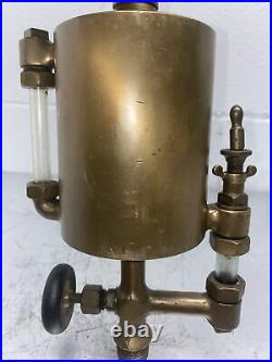 POWELL 1 QUART Boson Brass Cylinder OILER Hit Miss Steam Gas Oilfield Engine