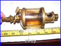 POWELL VIKING #3 Brass Cylinder OILER Hit Miss Gas Steam Engine Tractor NICE