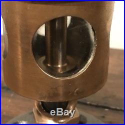 Penberthy #555 Brass Hit Miss Gas Steam Engine Drip Oiler 1/2 Stem Vintage