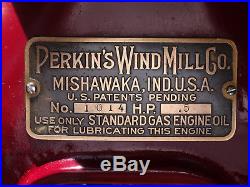 Perkins vertical air cooled sideshaft Hit and Miss Model Engine, show quality