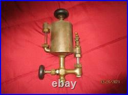 Powell 1 Pint Boson Brass Cylinder Oiler Hit Miss Steam Gas Oilfield Engine