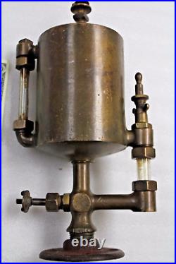 Powell 1 Quart Displacement Cylinder Lubricator Hit Miss Steam Oil Field Engine