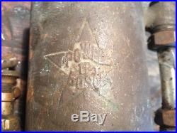 Powell 1pt Oiler Hit Miss Gas Steam Oil Field Engine Steampunk Art Gift Man Cave