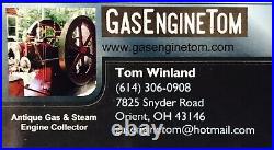 Powell Co. Cincinnati OH SIGNAL NO 4 Brass Flat Glass OILER Hit Miss Gas Engine