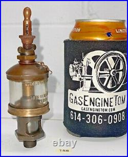 Powell VIKING # 1 Brass Oiler Hit Miss Gas Engine Antique Steampunk Vintage