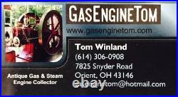 Powell VIKING No. 5 Brass Cylinder Oiler Hit Miss Gas Engine Antique Steampunk