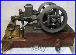 RARE ANTIQUE HIT & MISS STATIONARY ENGINE SALESMAN SAMPLE MUST SEE