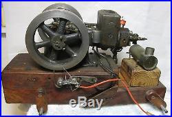 RARE ANTIQUE HIT & MISS STATIONARY ENGINE SALESMAN SAMPLE MUST SEE