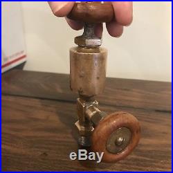 RARE American Injector #0 Brass Oiler Hit Miss Engine Oiler Lubricator Antique
