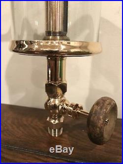 RARE Antique Lunkenheimer Alpha #8 Hand Pump Brass Oiler 1/2 Hit Miss Engine