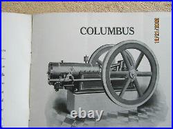 RARE EARLY 1900s COLUMBUS GASOLINE ENGINE BROCHURE CATALOG HIT AND MISS ENGINE