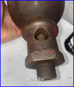 RARE Early Style REID Cast Iron Pot Oiler Oilfield Hit Miss Engine Old Antique