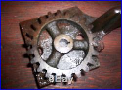 RARE Lauson Frost King Sumpter Magneto Bracket & Gear Hit Miss Gas Engine Nice