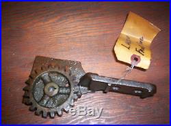 RARE Lauson Frost King Sumpter Magneto Bracket & Gear Hit Miss Gas Engine Nice