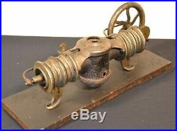 RARE Original Antique Essex Hot Air Engine Model Hit Miss Steam Whistle Toy