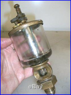 R. HENRY of PARIS FRANCE WINE OILER GLASS Style Brass Hit and Miss Gas Engine