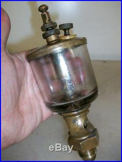 R. HENRY of PARIS FRANCE WINE OILER GLASS Style Brass Hit and Miss Gas Engine