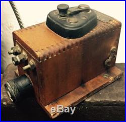 Rare 1900s New York Coil Antique Magneto Hit Miss Steam Model T Engine Ignition