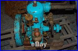 Rare 1913 3hp Antique Gas Engine Marine Boat Motor Hit Miss Vertical Canadian