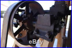 Rare Antique Hit & Miss Steam Engine Show Tom Huston Mechanical Wood Splitter