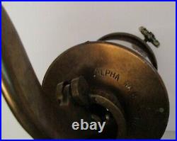 Rare Lunkenheimer Alpha No. 8 Brass Hand Pump Hit & Miss Engine Oiler L@@k