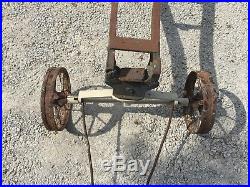 Rare Original Hit and Miss Engine Cart Stover Economy Hercules Witte 4 6 Horse