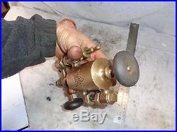 Rare Small 1/3 PT Powell Boson oiler hit miss old engine oilfield steampunk